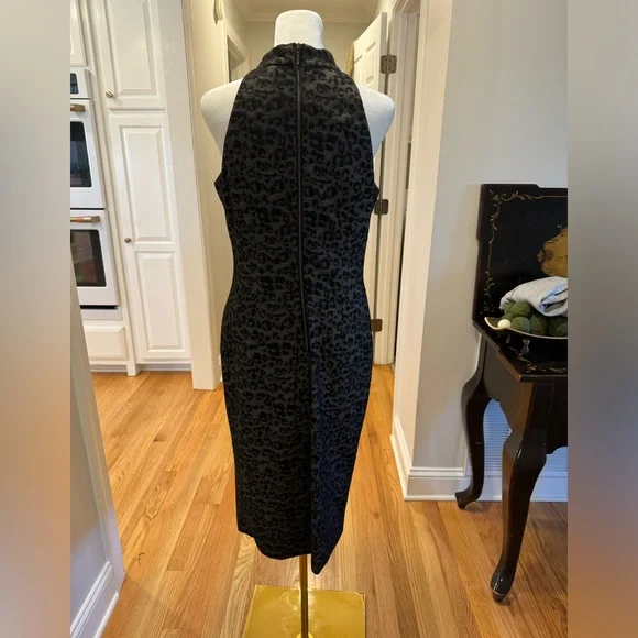 Adrianna Pappel Mock Neck Sleeveless Cocktail Dress - Picture 5 of 12